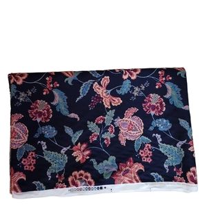 Interior Fabric Design Inc An Original Design 1988 Amgard Black Floral 2 yds